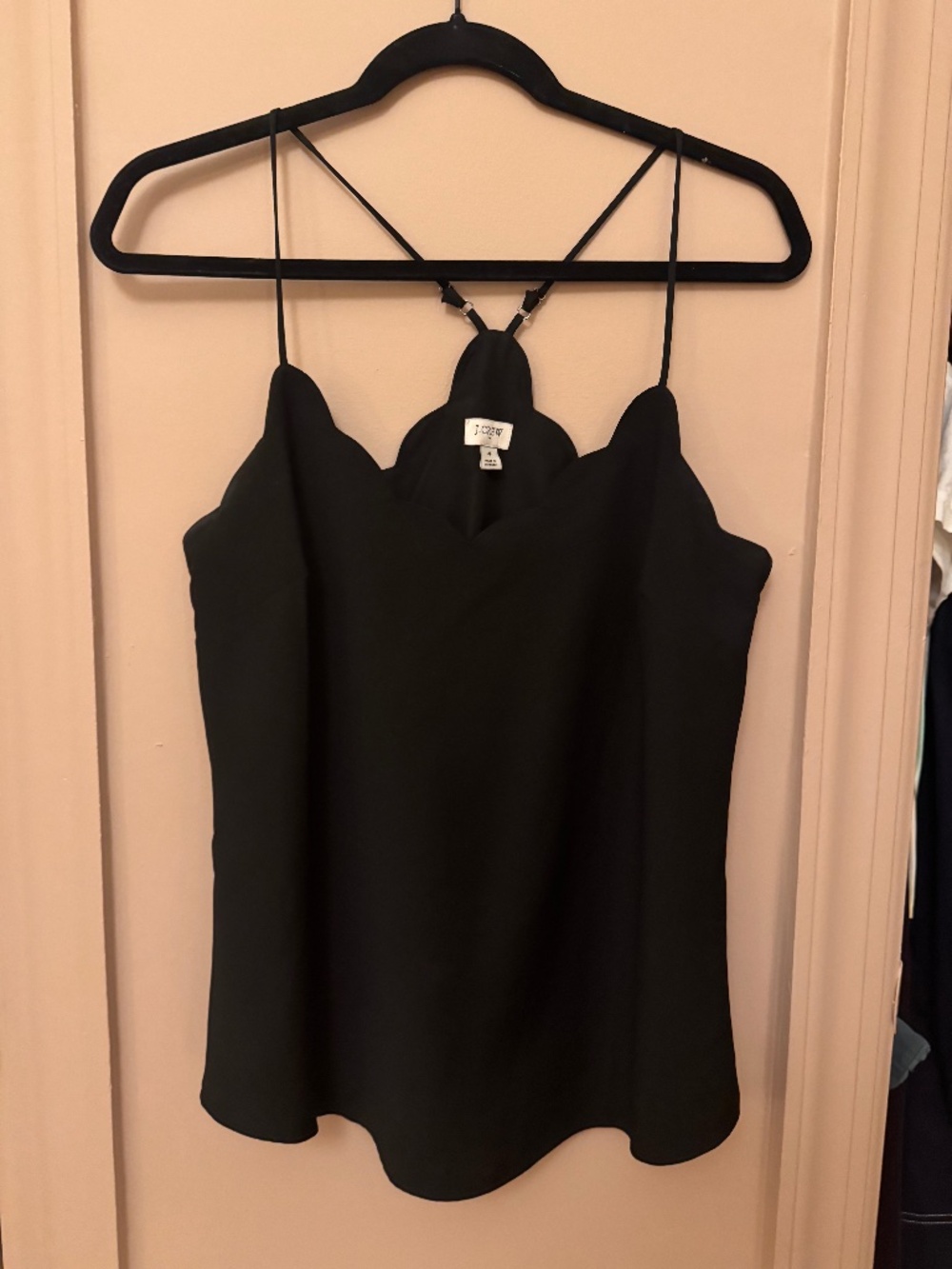 Black Crepe Jcrew Tank Top Size 4